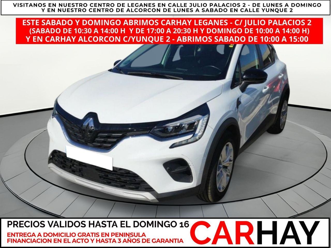 RENAULT Captur (Intens TCe 74kW (100CV) GLP) en Madrid