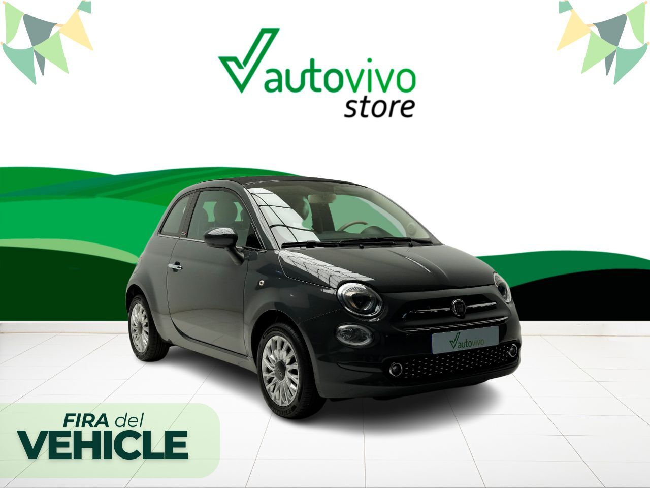 FIAT 500 (CABRIO LOUNGE 1.2 69 CV 2P) en Barcelona