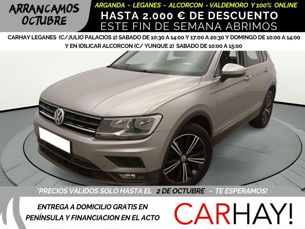 VOLKSWAGEN Tiguan (2.0 TDI BMT SCR 110KW COMFORTLINE 5D) en Madrid