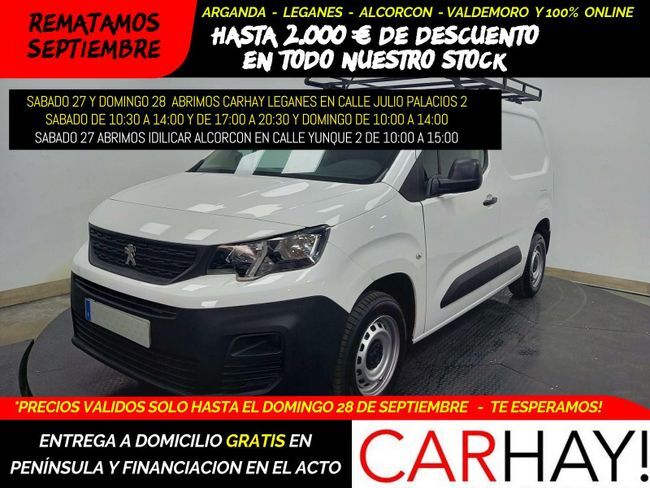PEUGEOT Partner (PRO STANDARD 600KG BLUE HDi 73 KW FURGÓN) en Madrid