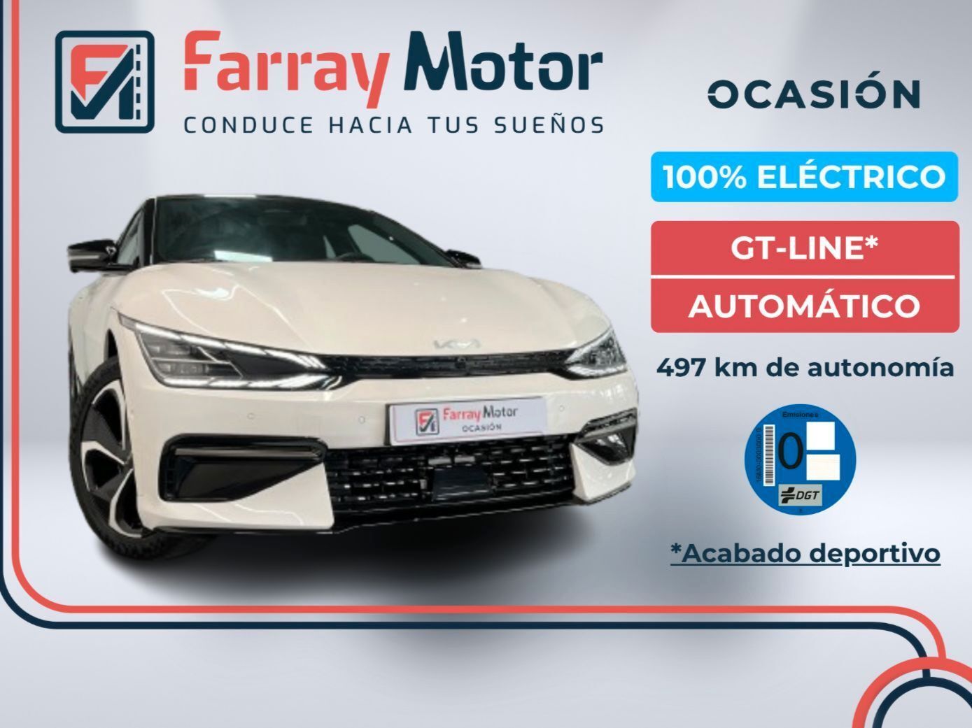 KIA EV6 (Long Range GT-Line AWD 239kW) en Tenerife
