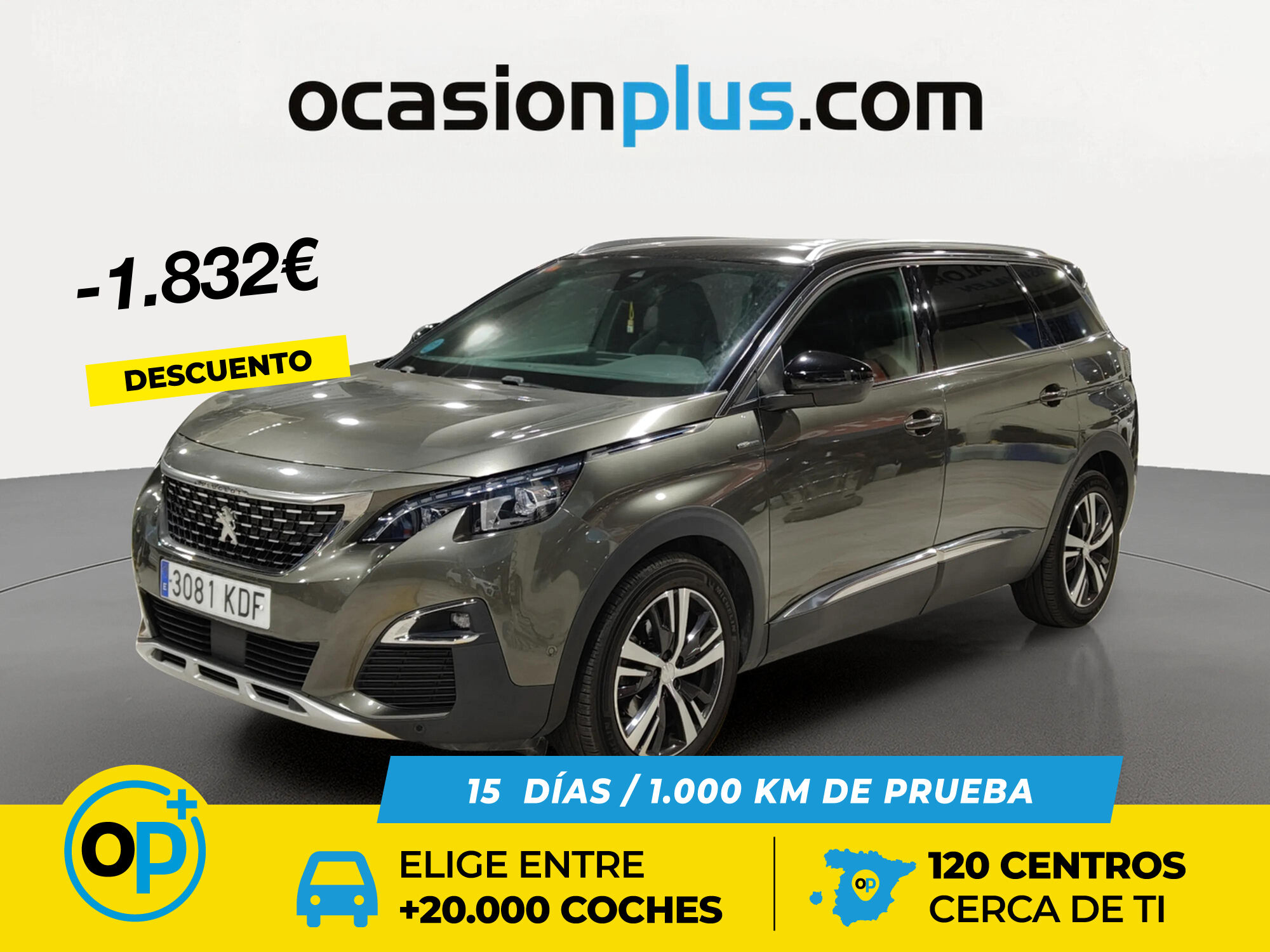 PEUGEOT 5008 (BlueHDI 150 GT-Line S&S 110 kW (150 CV)) en Madrid