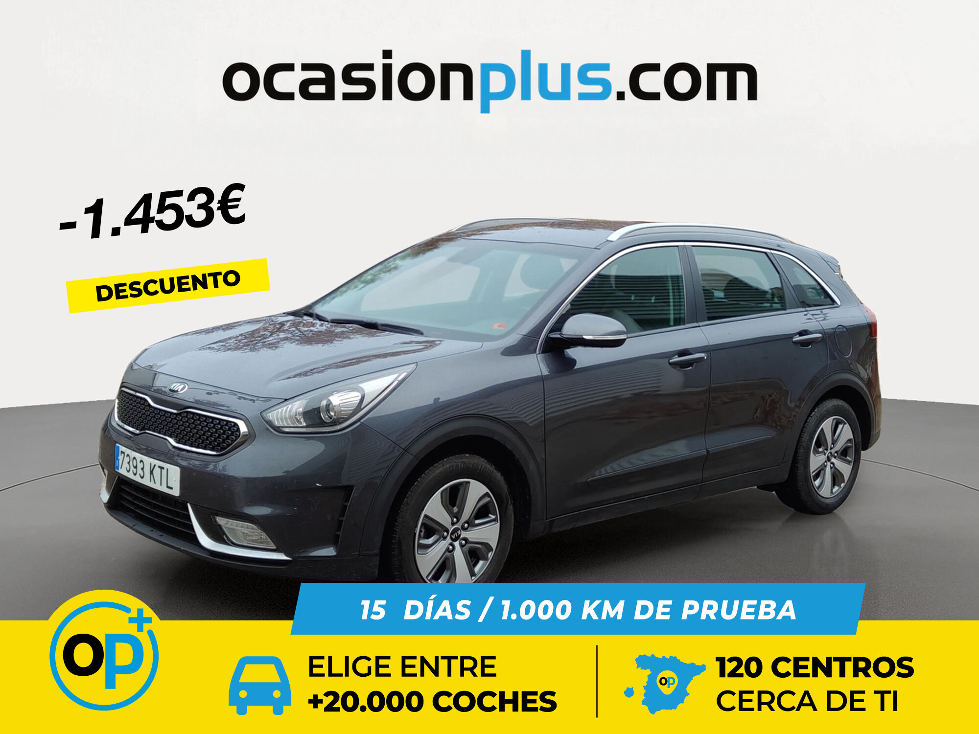 KIA Niro (1.6 GDi HEV Híbrido Drive 104 kW (141 CV)) en Madrid