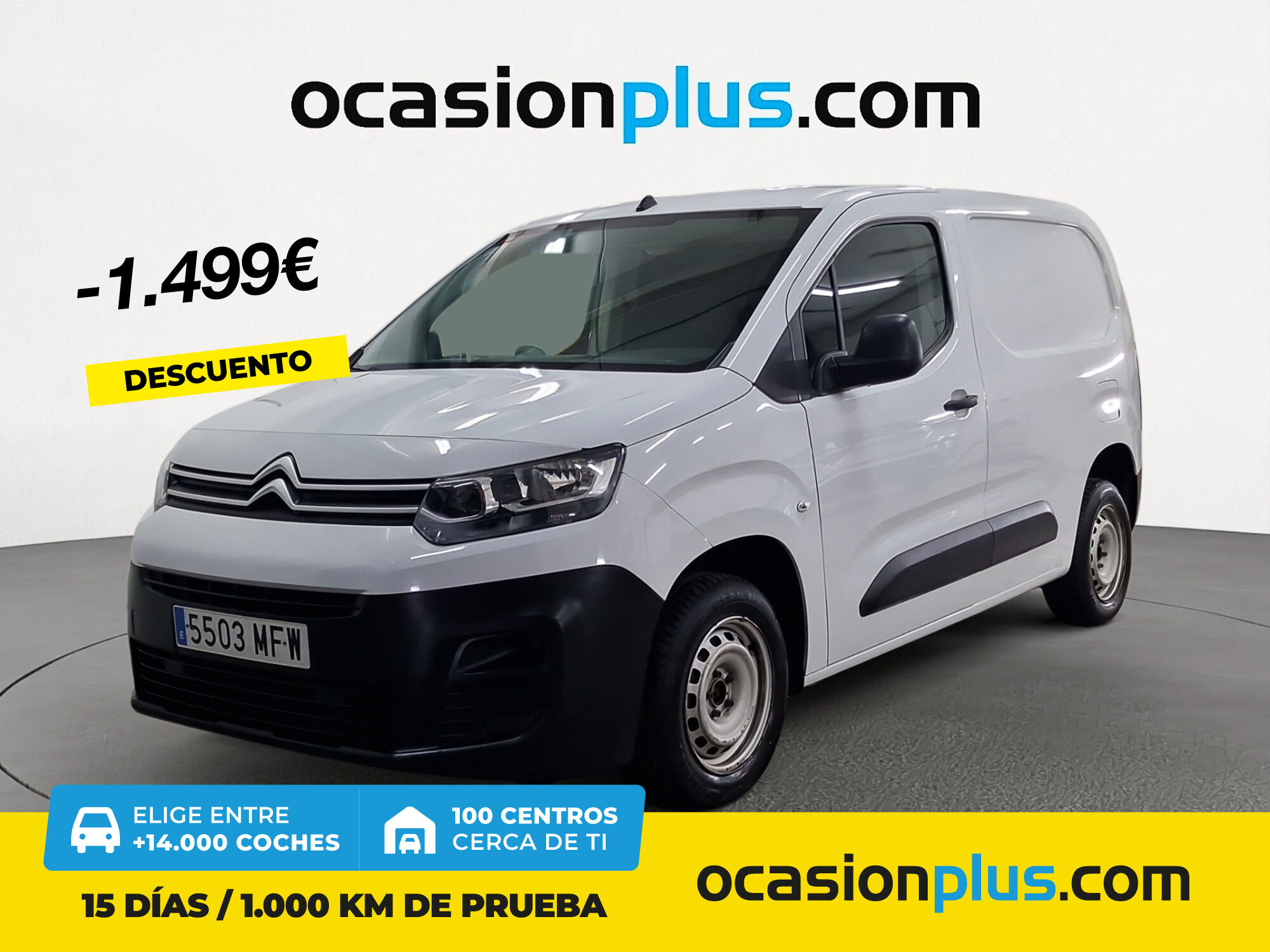 CITROEN Berlingo (Furgon BlueHDi 100 Talla M 74 kW (100 CV)) en Madrid