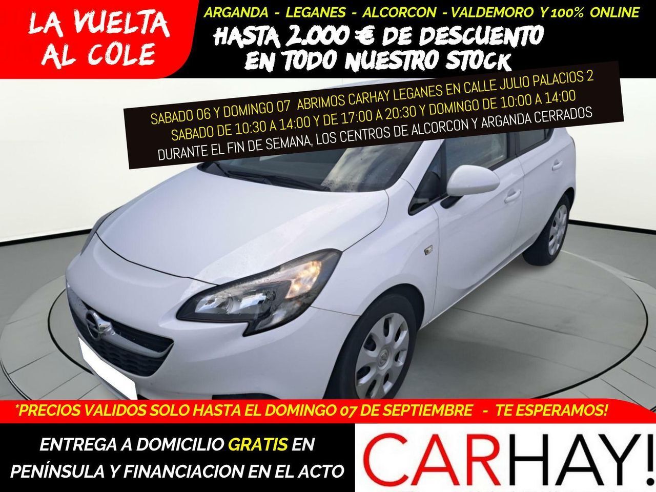 OPEL Corsa (E SELECTIVE glp 1.4 90CV MT5 E6DT) en Madrid