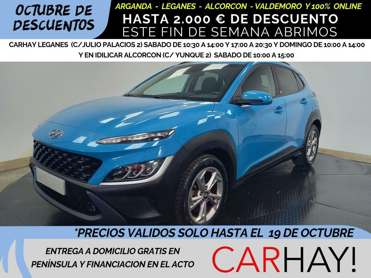 HYUNDAI Kona (1.0T-GDI EDITON 30 120CV) en Madrid