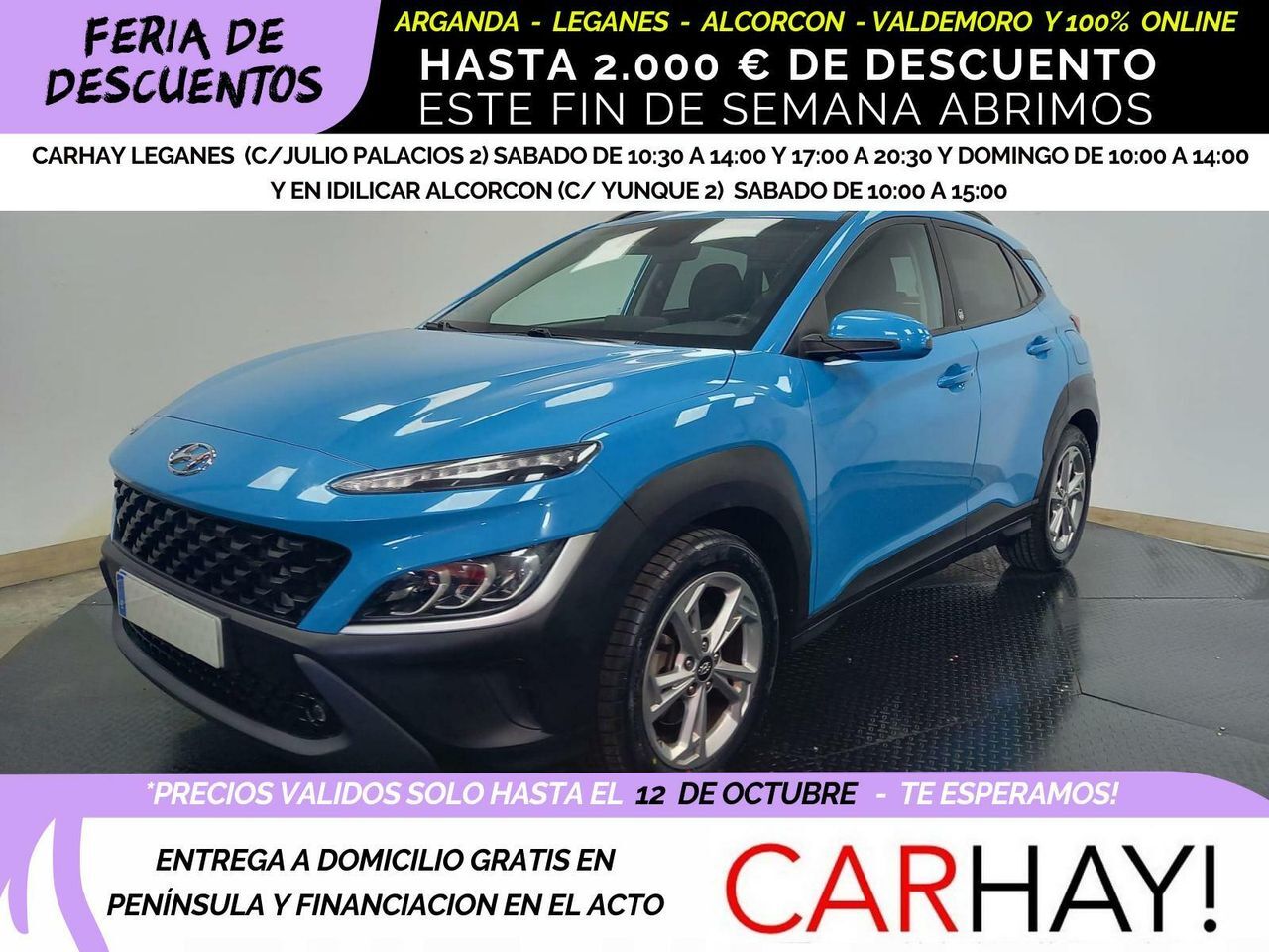 HYUNDAI Kona (1.0T-GDI EDITON 30 120CV) en Madrid
