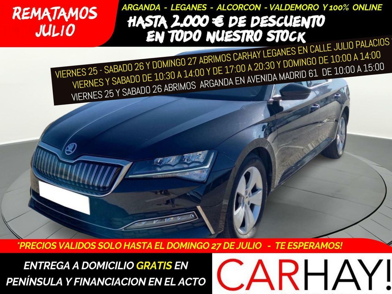 SKODA Superb (1.4 TSI PHEV AMBITION DSG AUT) en Madrid