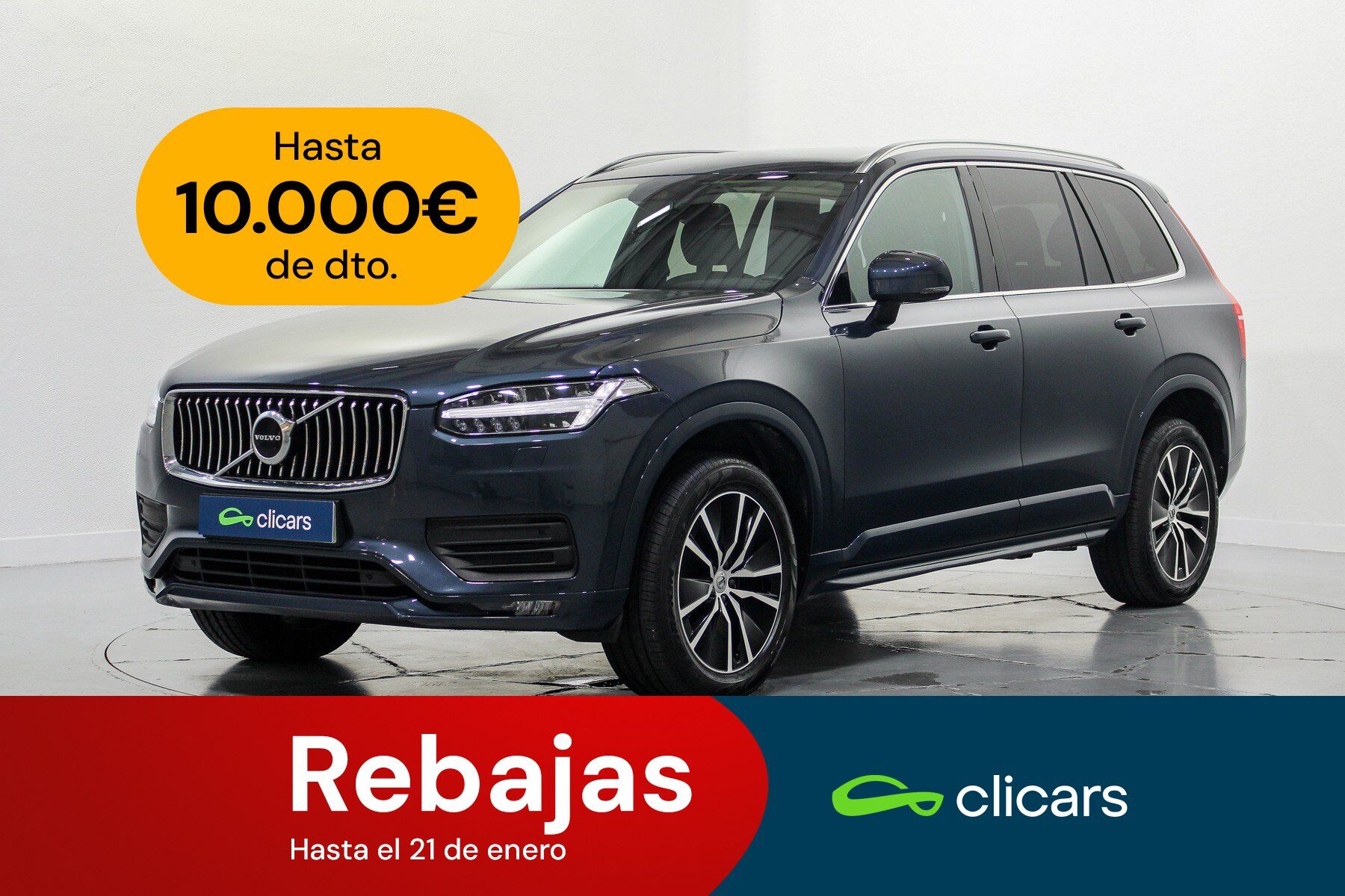 VOLVO XC90 (XC90 B5 Momentum Pro 7pl. AWD Aut.) en Madrid