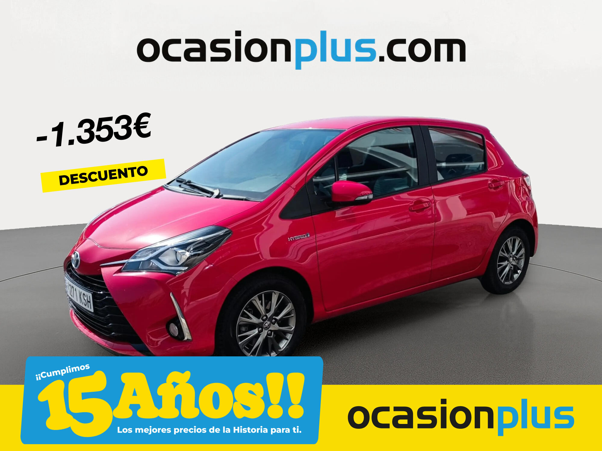 TOYOTA Yaris (1.5 Hybrid Active 74 kW (100 CV)) en Madrid