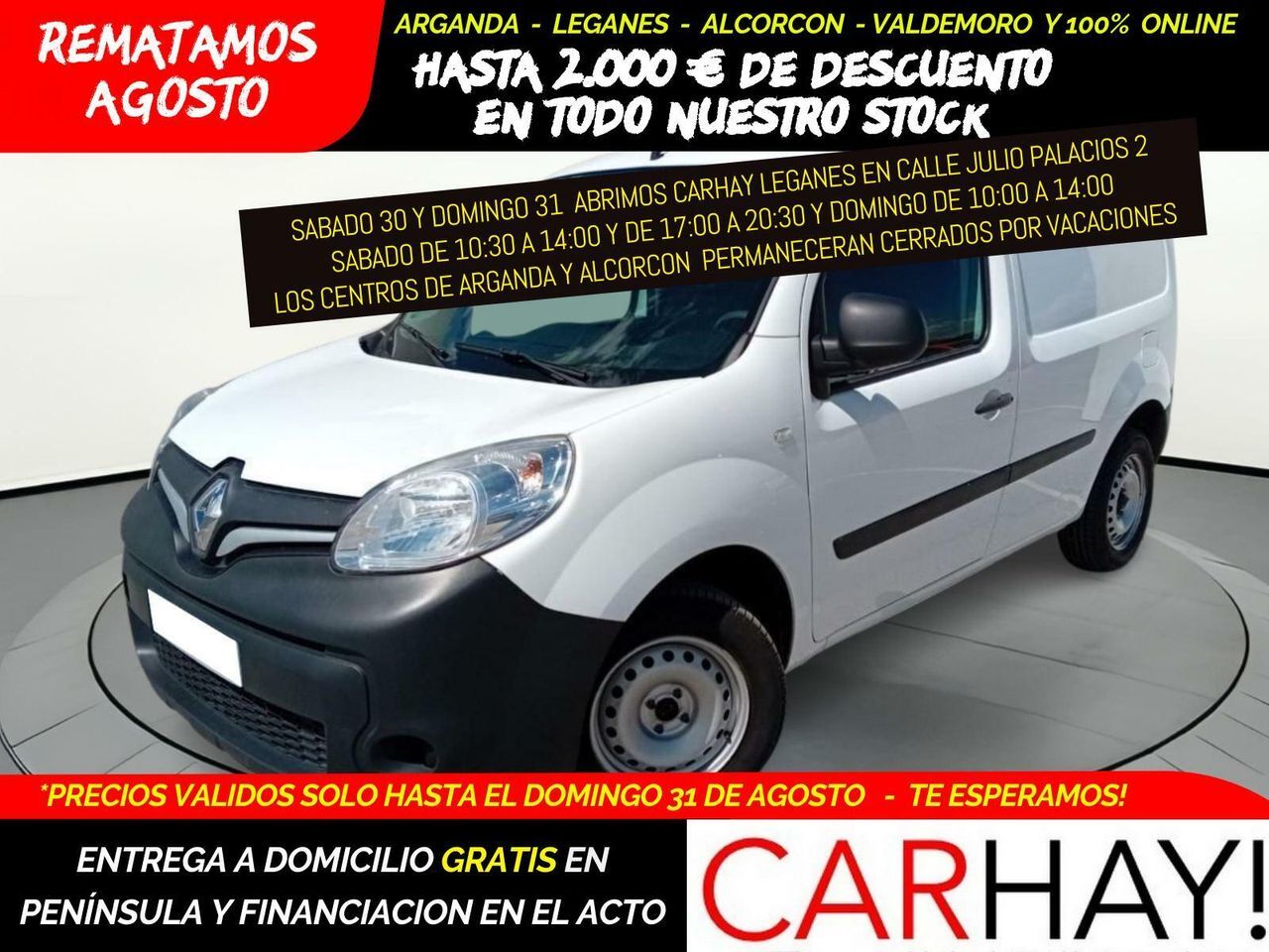 RENAULT Kangoo (II FURGÓN PROFESSIONAL 1.5 DCI 75CV MT5) en Madrid
