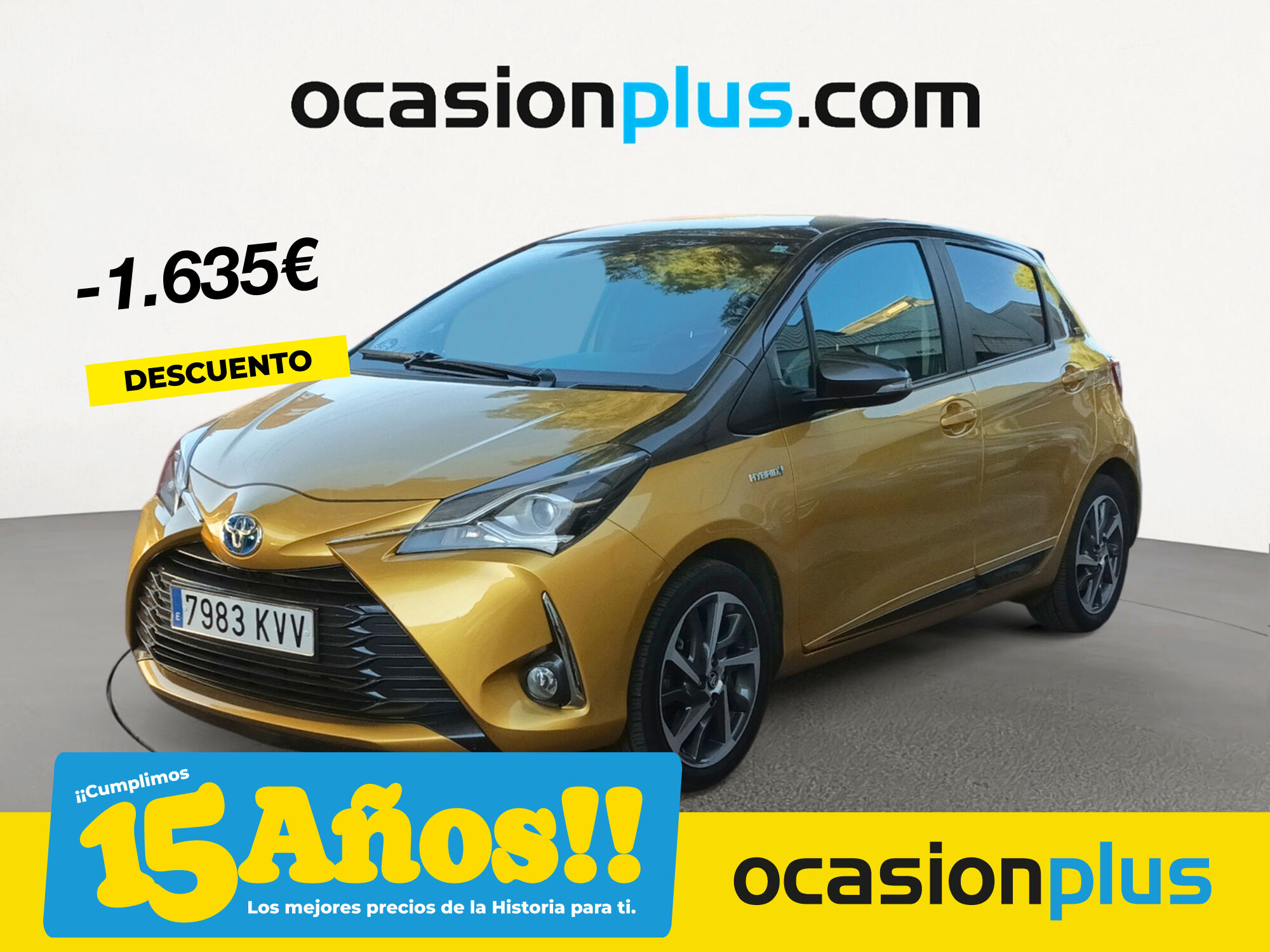 TOYOTA Yaris (1.5 100H Feel 20 Aniversario 74 kW (100 CV)) en Madrid