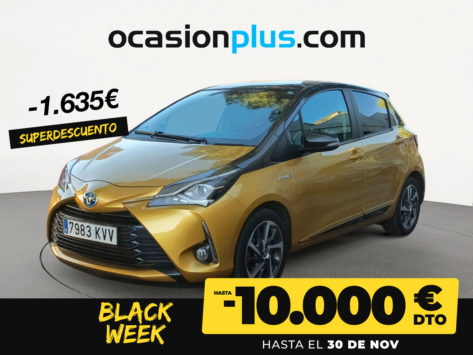TOYOTA Yaris (1.5 100H Feel 20 Aniversario 74 kW (100 CV)) en Madrid