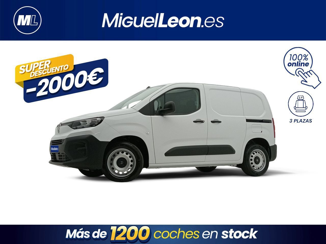 CITROEN Berlingo (Citroën Berlingo Furgón Talla M 1.5 BlueHDi 100 S&S) en P