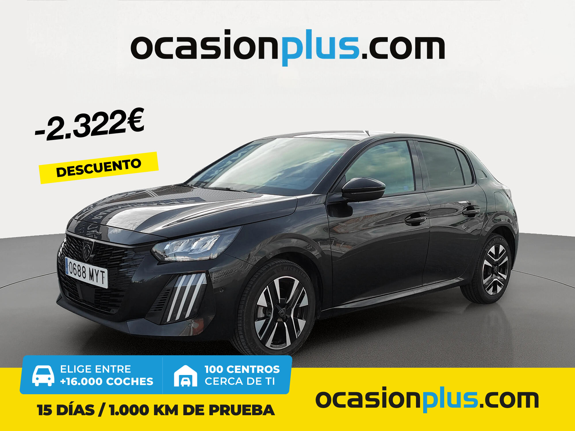 PEUGEOT 208 (Allure Hybrid eDCS6 75 kW (100 CV)) en Madrid