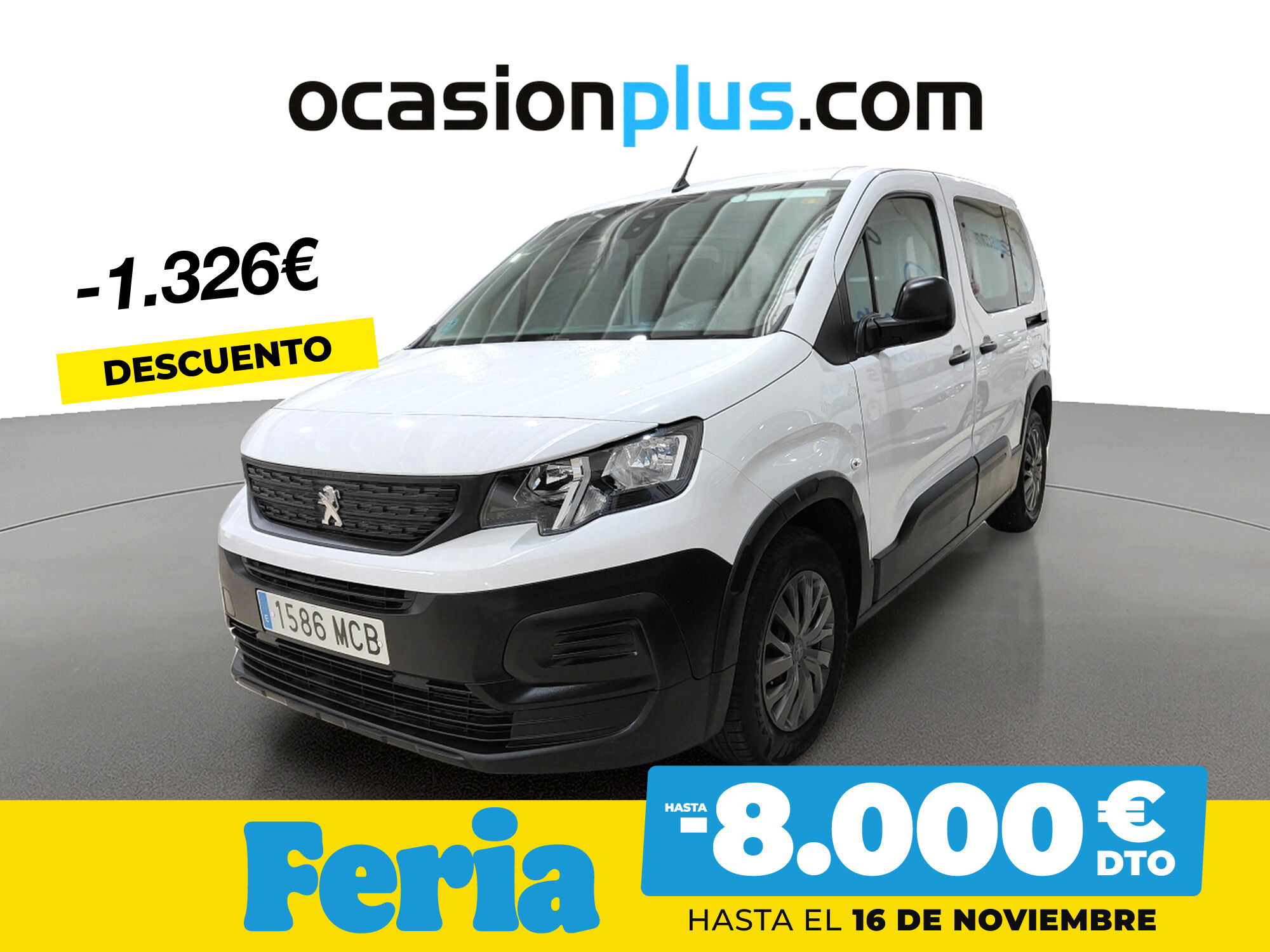 PEUGEOT Rifter (BlueHDi 100 Active Pack Standard 73 kW (100 CV)) en Madrid