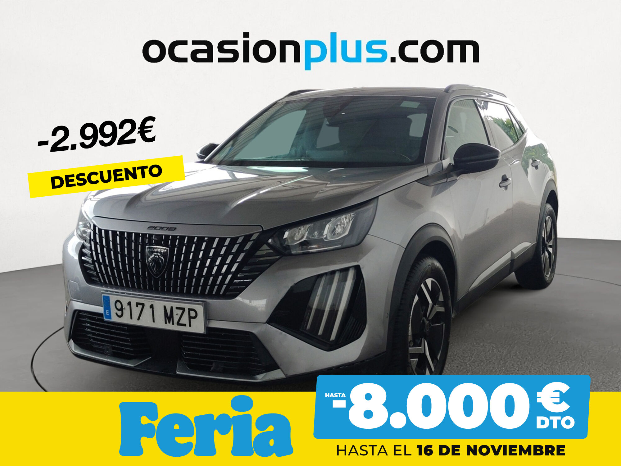PEUGEOT 2008 (Allure Hybrid eDCS6 100 kW (136 CV)) en Madrid