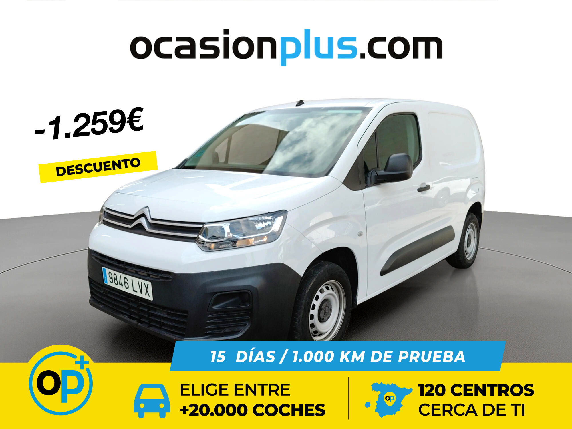 Foto del CITROEN Berlingo Van BlueHDi S&S Talla M Control 100