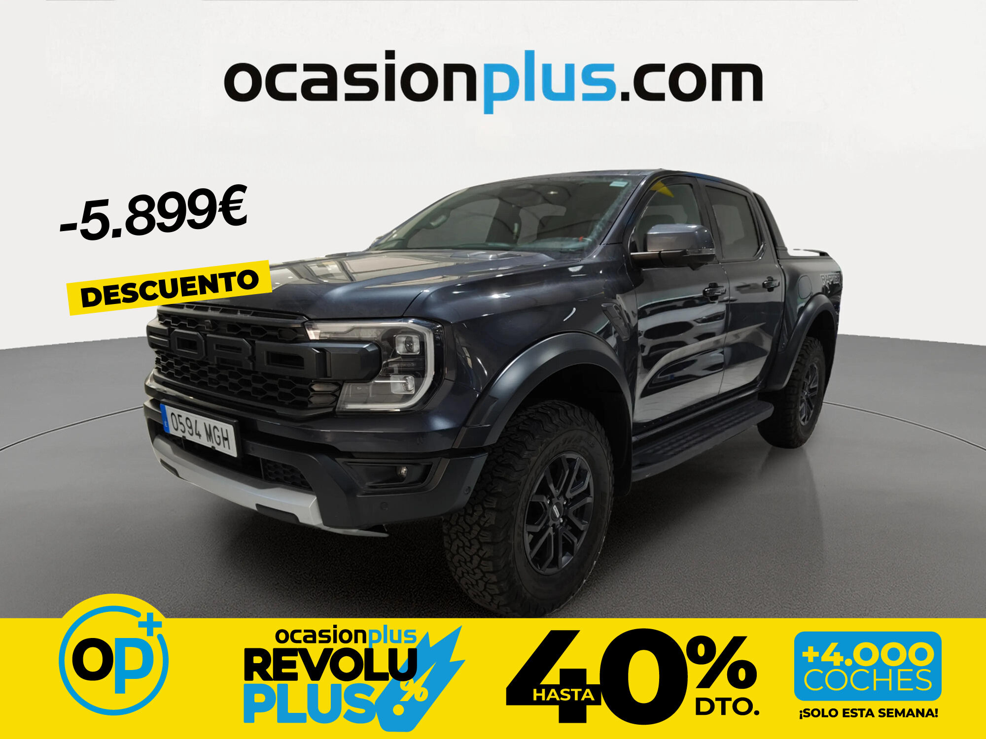 Foto del FORD Ranger Doble Cabina 3.0 EcoBoost V6 S&S Raptor Aut e-AWD 288