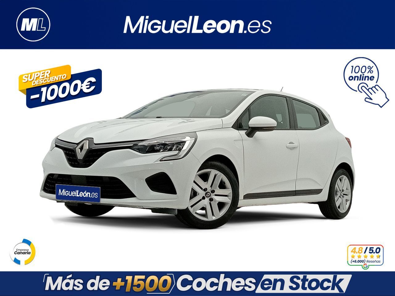 RENAULT Clio (Intens TCe 67 kW (91CV)) en Palmas, Las