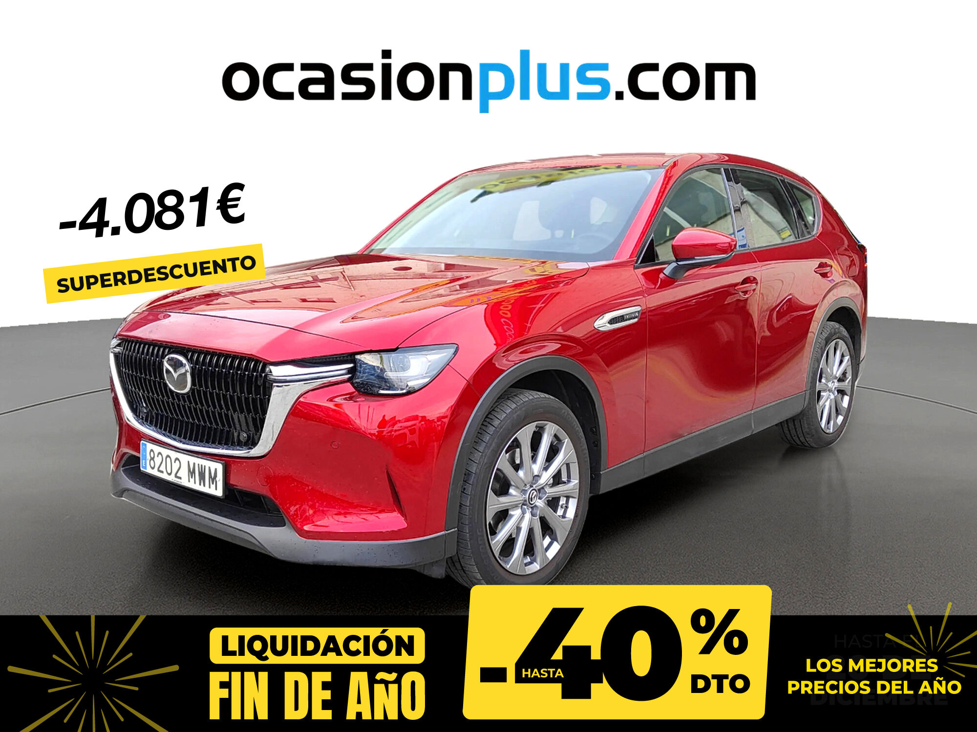 MAZDA CX-60 (3.3 e-Skyactiv D MHEV Exclusi-Line 8AT 147 kW (200 CV)) en Mad