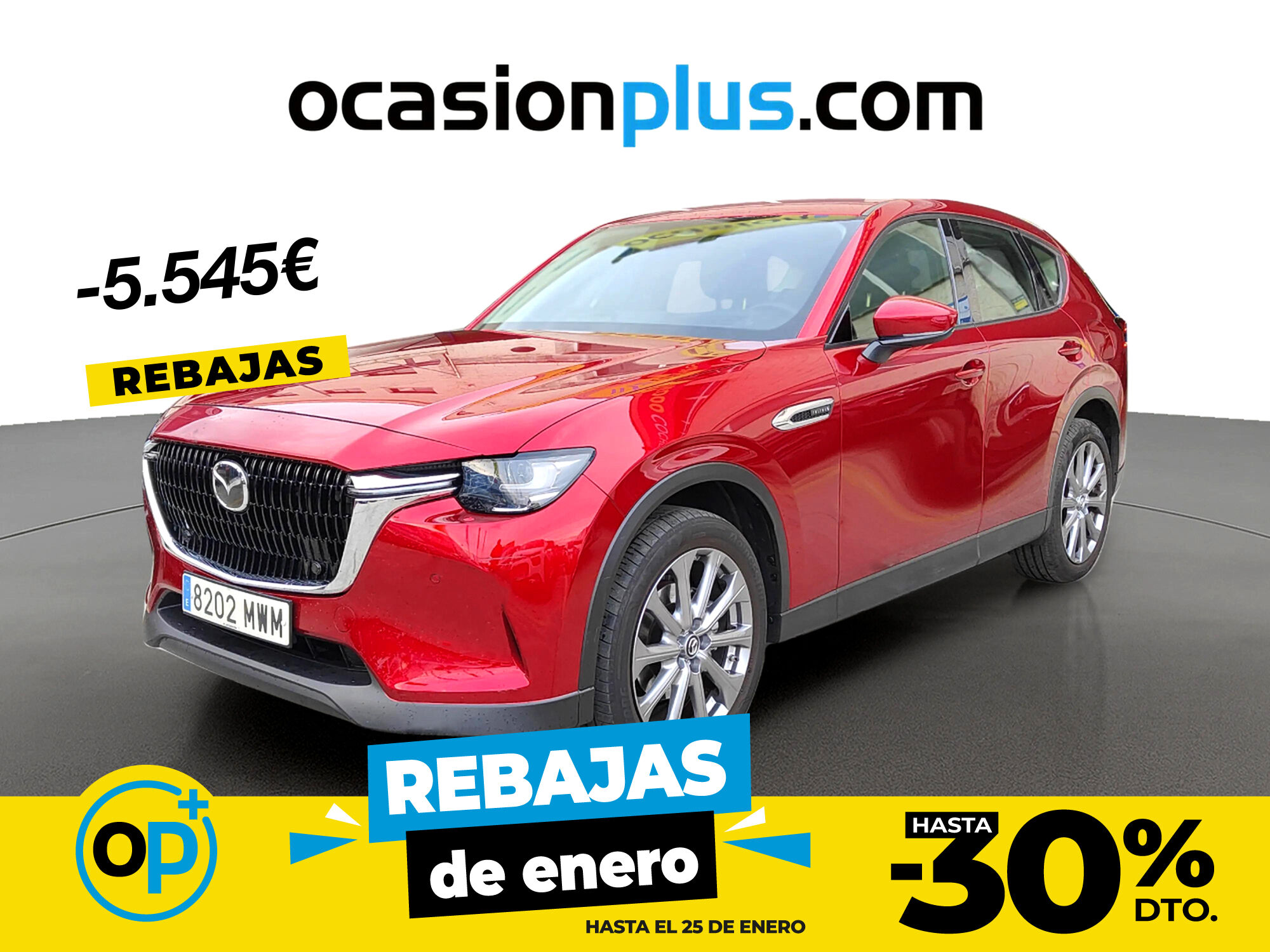 MAZDA CX-60 (3.3 e-Skyactiv D MHEV Exclusi-Line 8AT 147 kW (200 CV)) en Mad