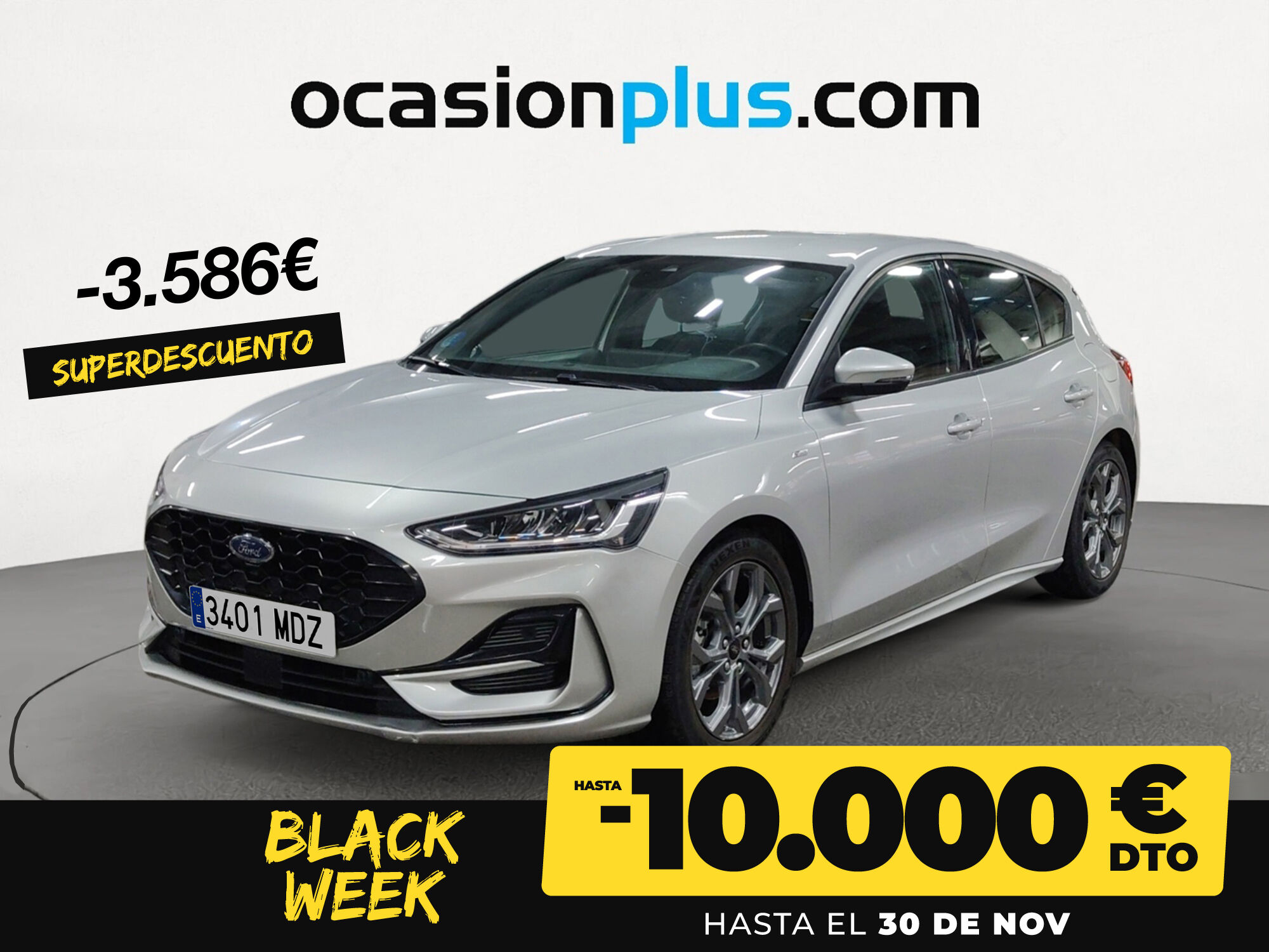 FORD Focus (1.0 Ecoboost MHEV ST-Line Auto 114 kW (155 CV)) en Madrid