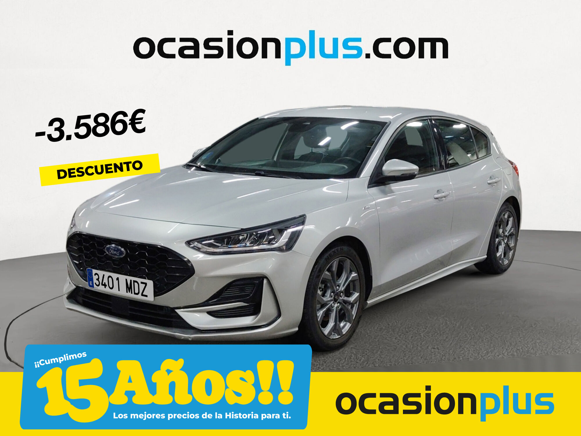 FORD Focus (1.0 Ecoboost MHEV ST-Line Auto 114 kW (155 CV)) en Madrid