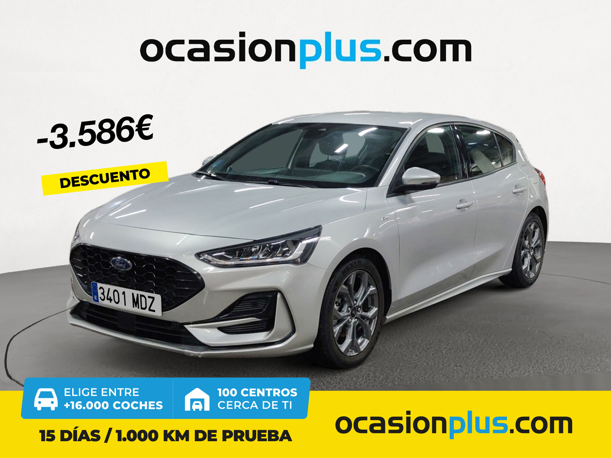 FORD Focus (1.0 Ecoboost MHEV ST-Line Auto 114 kW (155 CV)) en Madrid