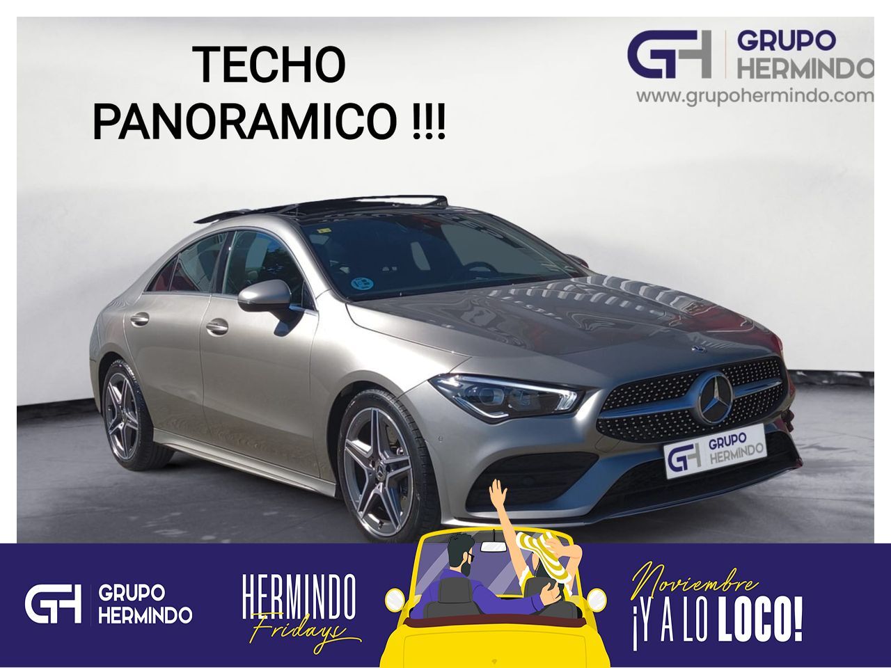 MERCEDES Clase CLA (200 D DCT AMG + TECHO PANORAMICO) en Lugo