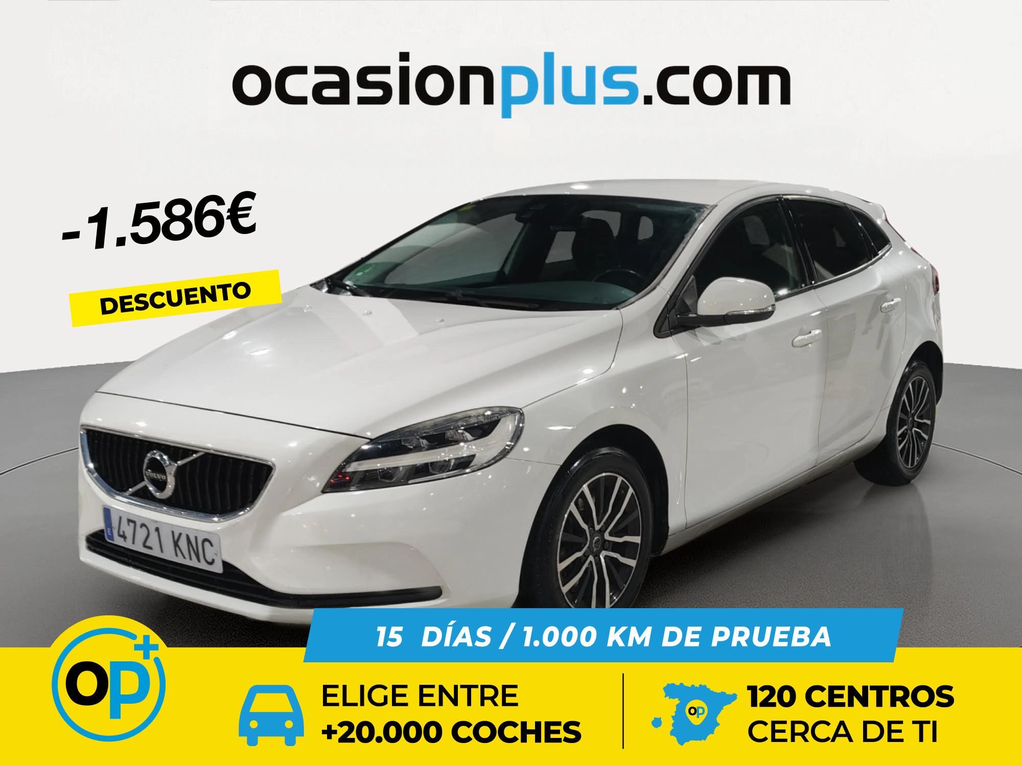 VOLVO V40 (2.0 D3 Momentum Auto 110 kW (150 CV)) en Madrid