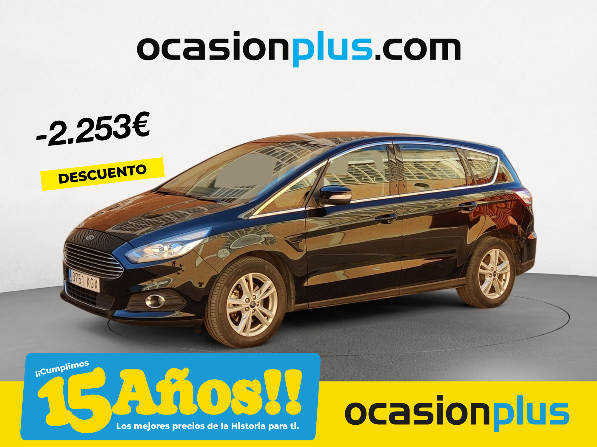 FORD S-Max (2.0 TDCI Titanium PowerShift 110 kW (150 CV)) en Madrid