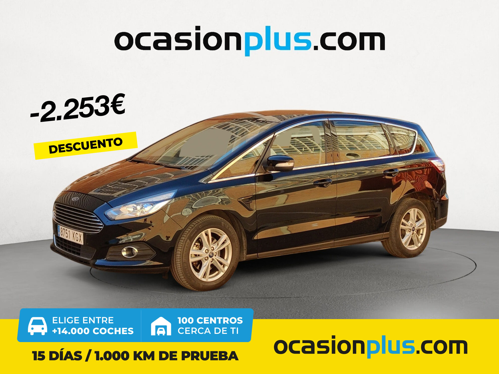 FORD S-Max (2.0 TDCI Titanium PowerShift 110 kW (150 CV)) en Madrid