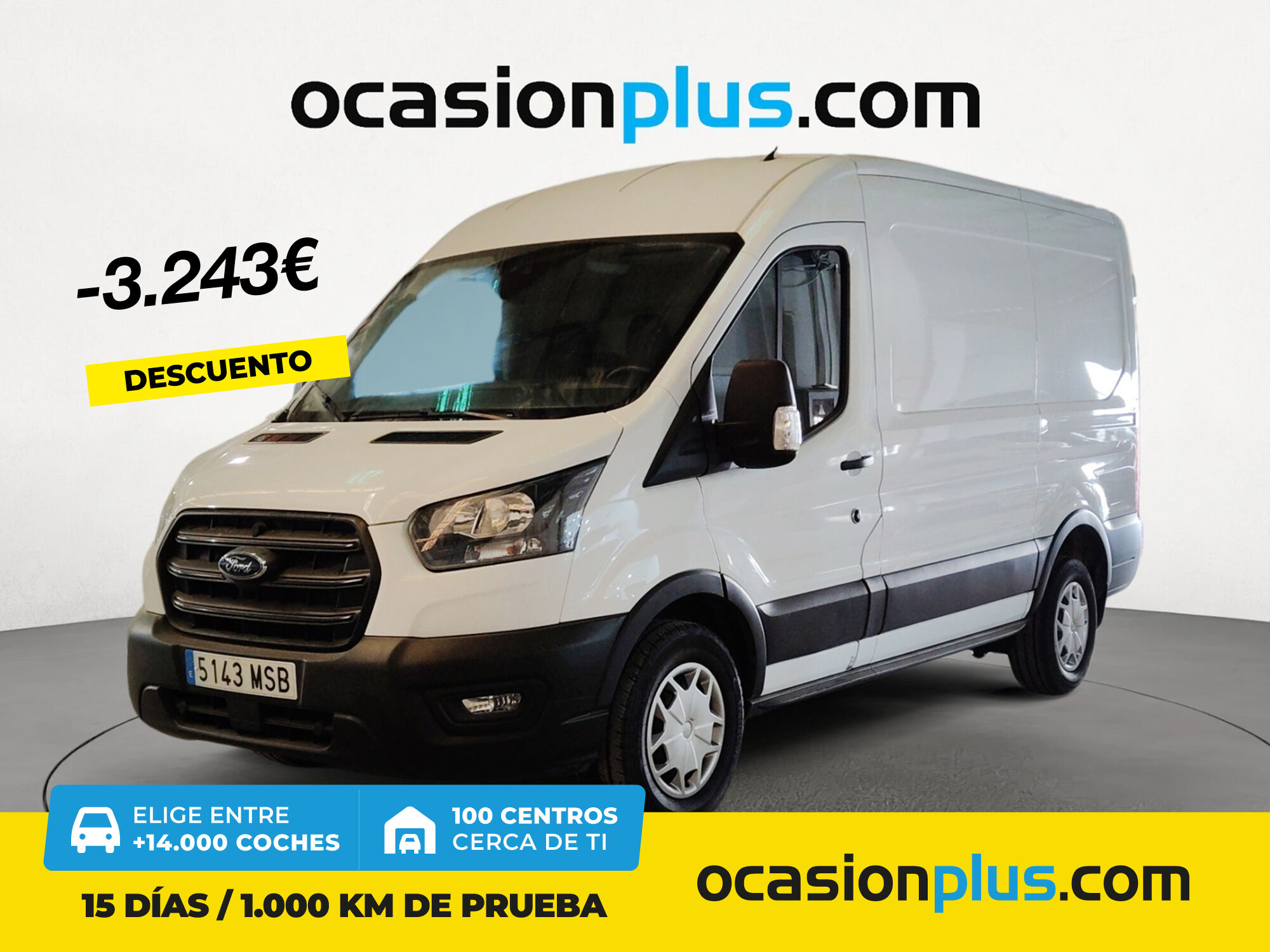 FORD Transit (Furgon 350 L2H2 Trend HD FWD 96 kW (130 CV)) en Madrid