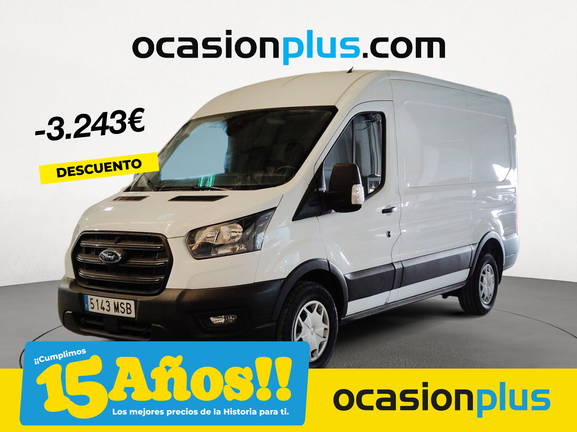 FORD Transit (Furgon 350 L2H2 Trend HD FWD 96 kW (130 CV)) en Madrid