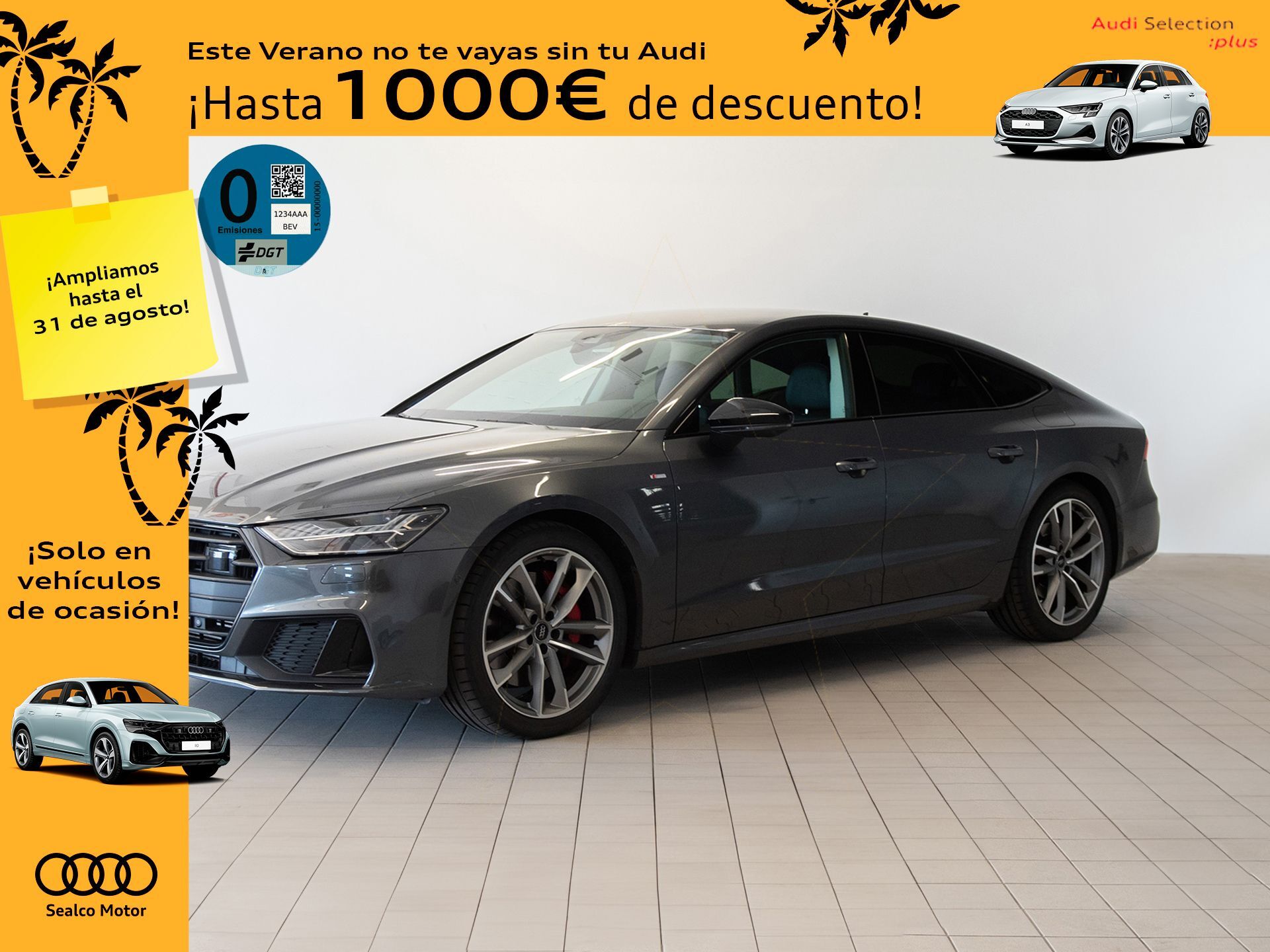 AUDI A7 (Sportback 55 TFSIe quattro-ultra S tronic 270kW) en Madrid