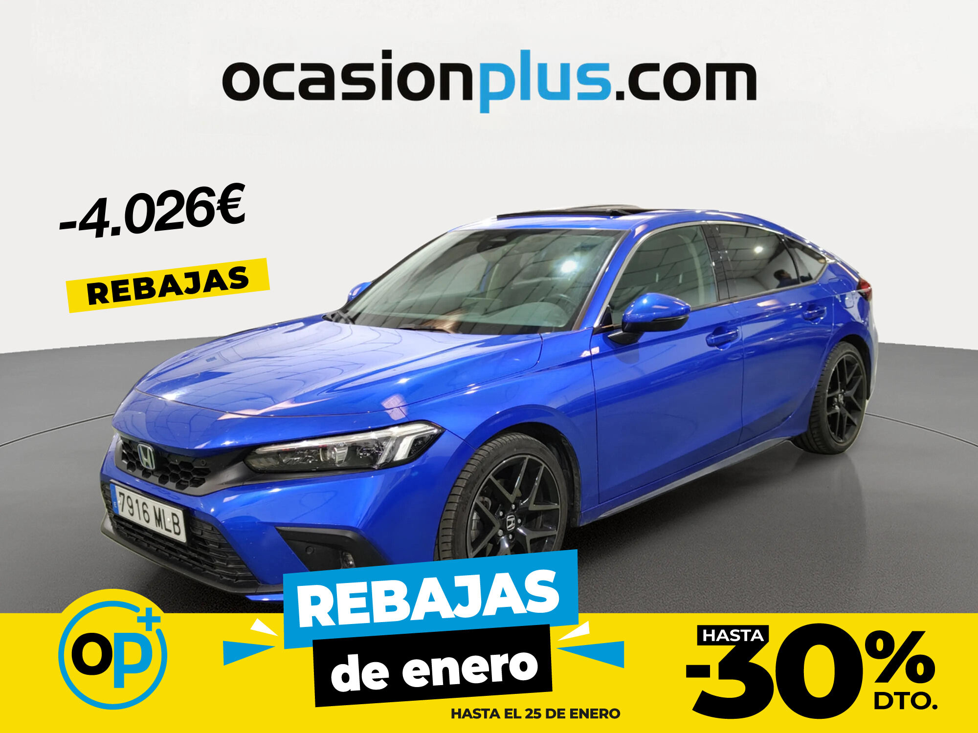 HONDA Civic (2.0 i-MMD Advance CVT 135 kW (184 CV)) en Madrid
