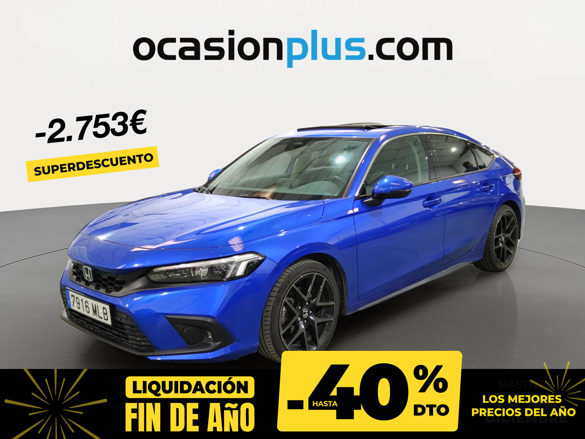 HONDA Civic (2.0 i-MMD Advance CVT 135 kW (184 CV)) en Madrid