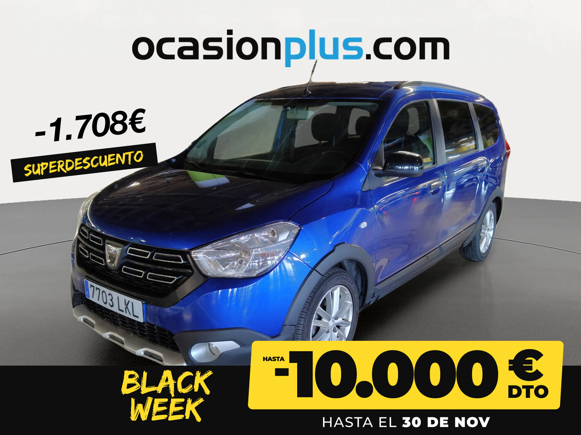 DACIA Lodgy (SL Aniversario Blue dCi 85 kW (115 CV)) en Madrid