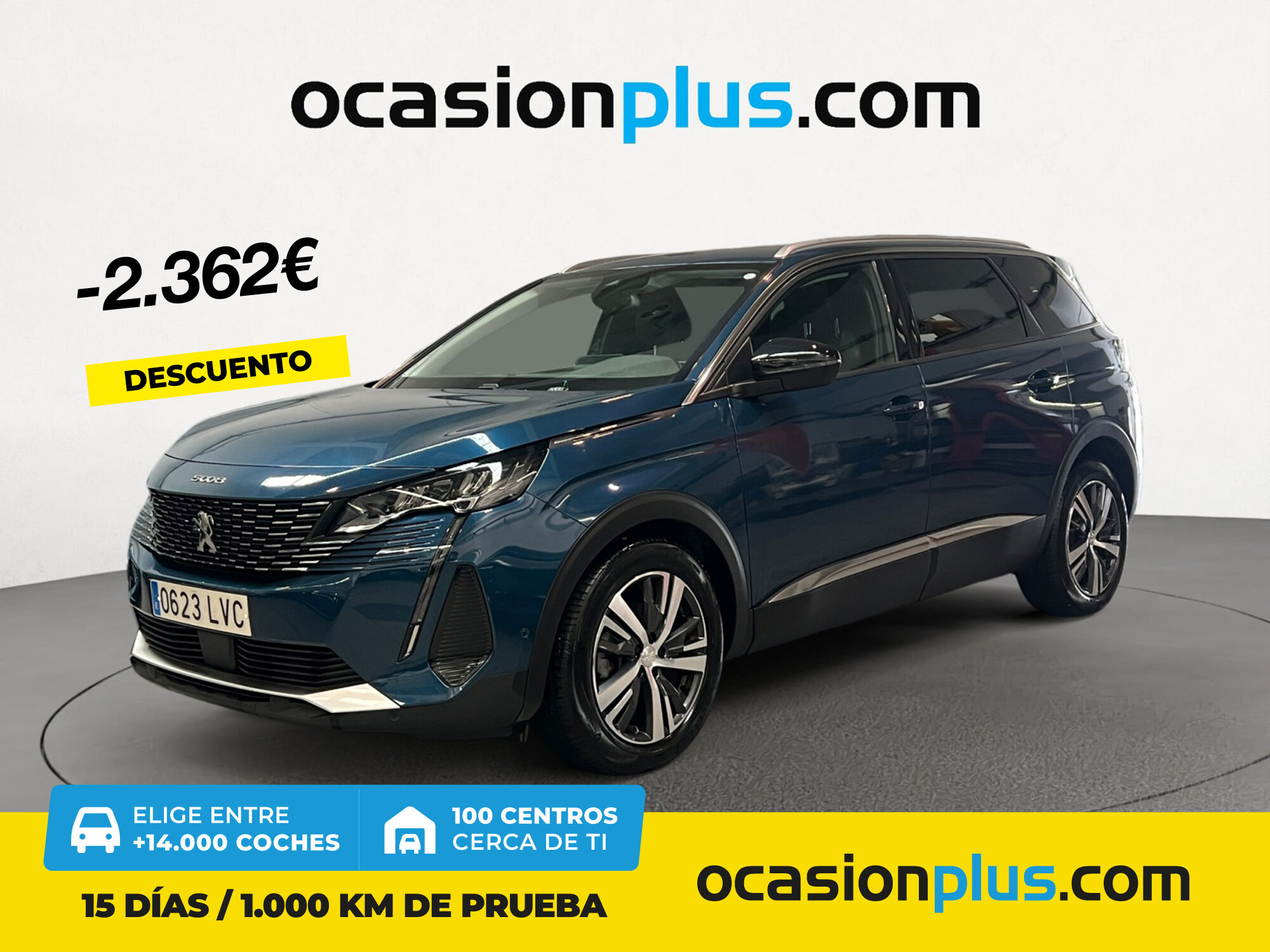PEUGEOT 5008 (BlueHDI 180 S&S Allure Pack EAT8 132 kW (180 CV)) en Madrid