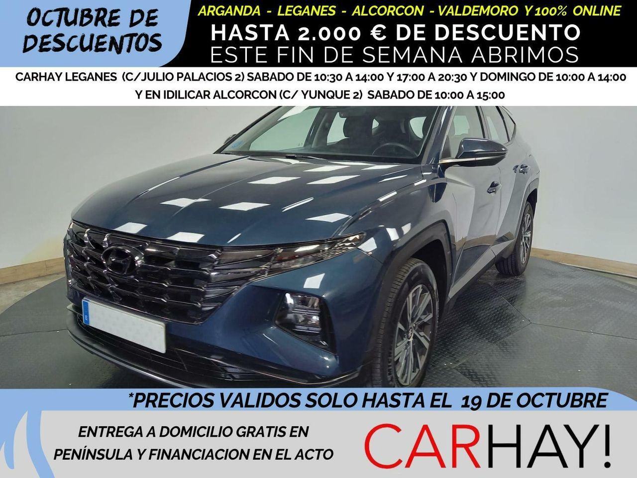 HYUNDAI Tucson (1.6 TGDI 169KW (230CV) HEV MAXX AUTO) en Madrid