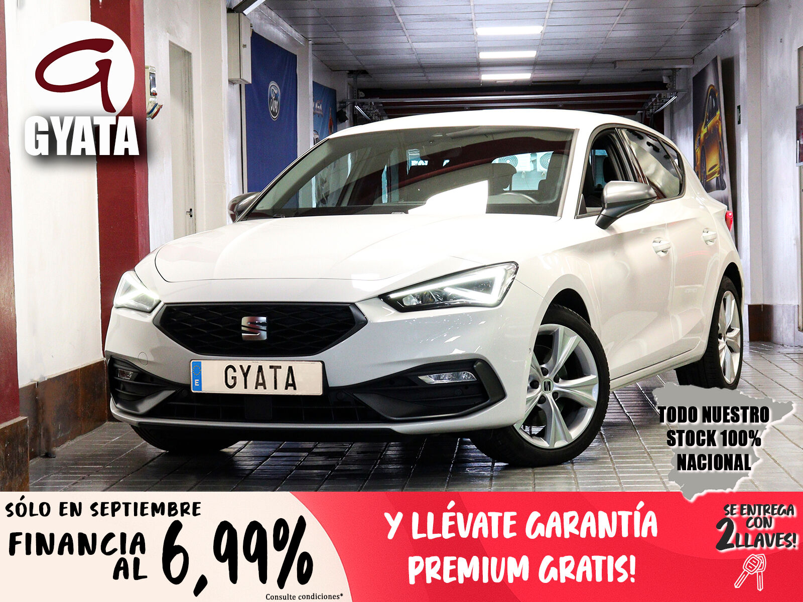 SEAT León (1.5 TSI S&S FR 110 kW (150 CV)) en Madrid