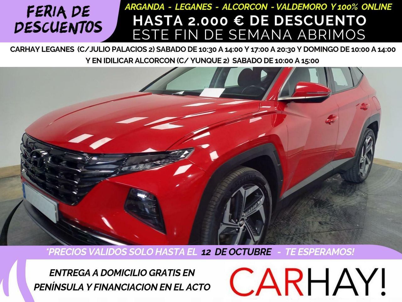 HYUNDAI Tucson (1.6 TGDI PHEV 195KW MAXX AUTO 4X4) en Madrid