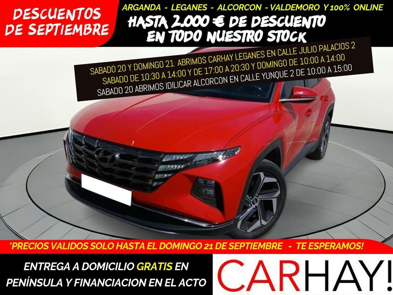 HYUNDAI Tucson (1.6 TGDI PHEV 195KW MAXX AUTO 4X4) en Madrid