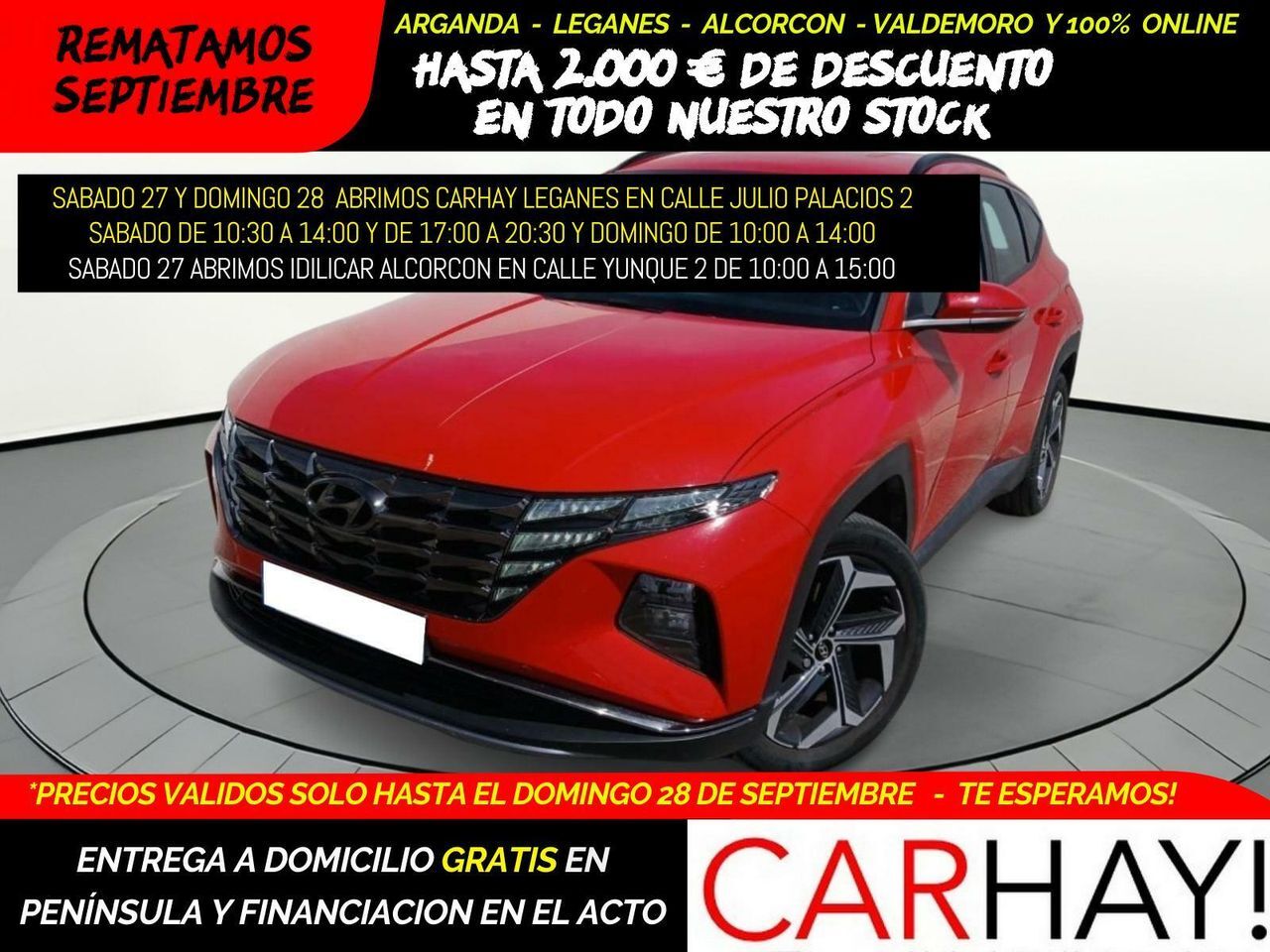 HYUNDAI Tucson (1.6 TGDI PHEV 195KW MAXX AUTO 4X4) en Madrid