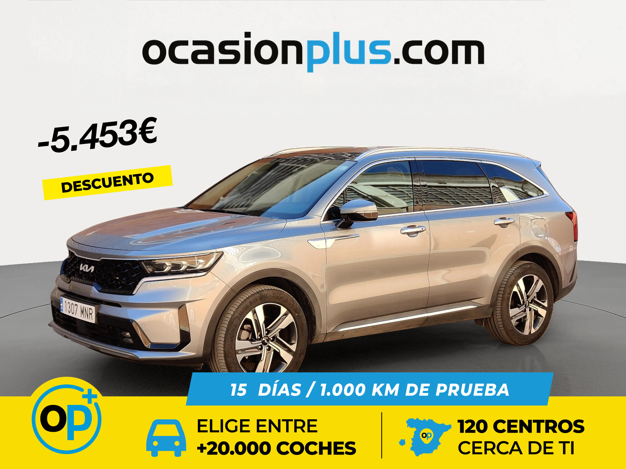 KIA Sorento (1.6 T-GDi PHEV Plus Edition 4x4 195 kW (265 CV)) en Madrid