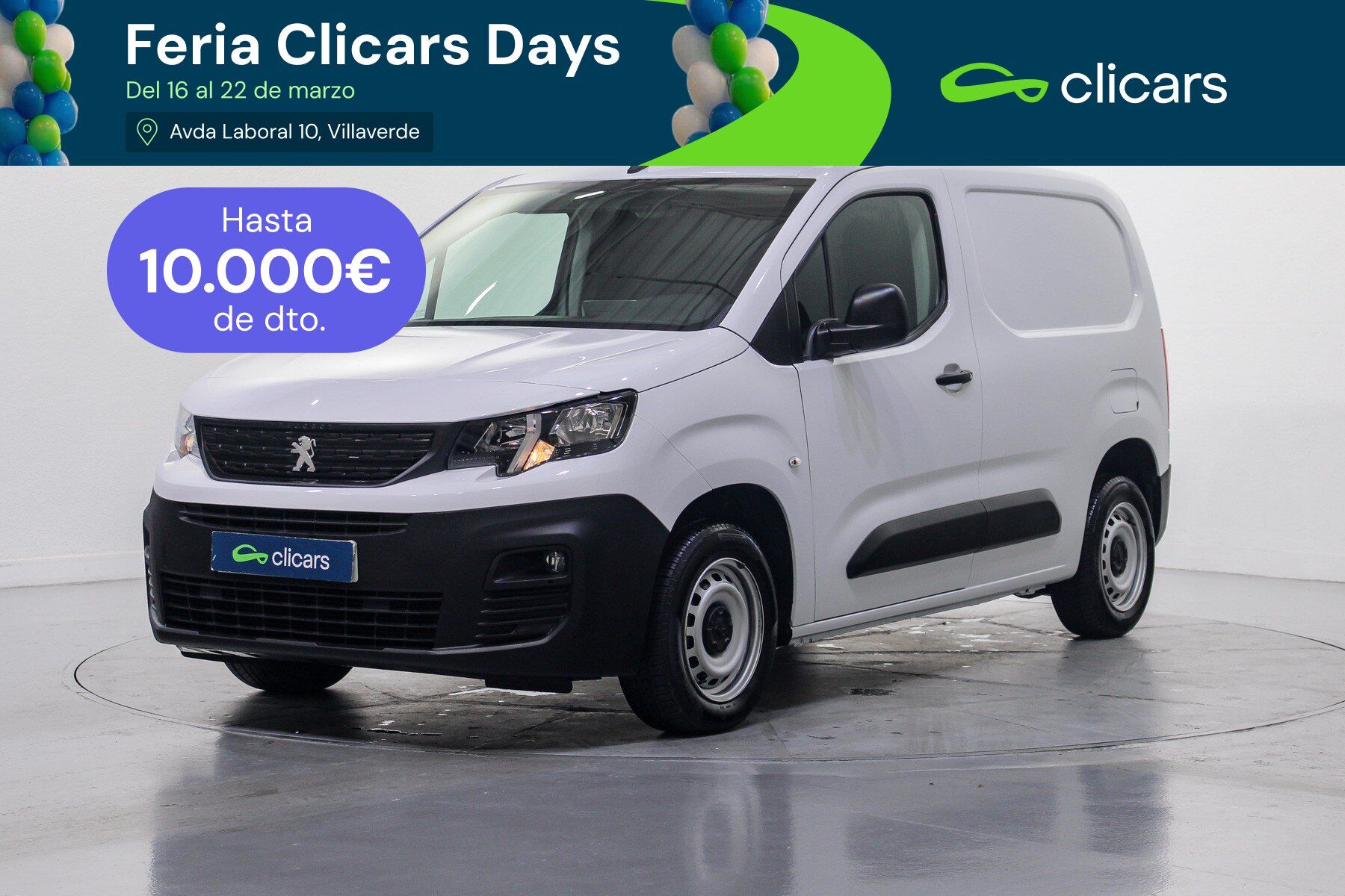 Foto del PEUGEOT Partner 1.5BlueHDI S&S Pro Standard 600kg 100