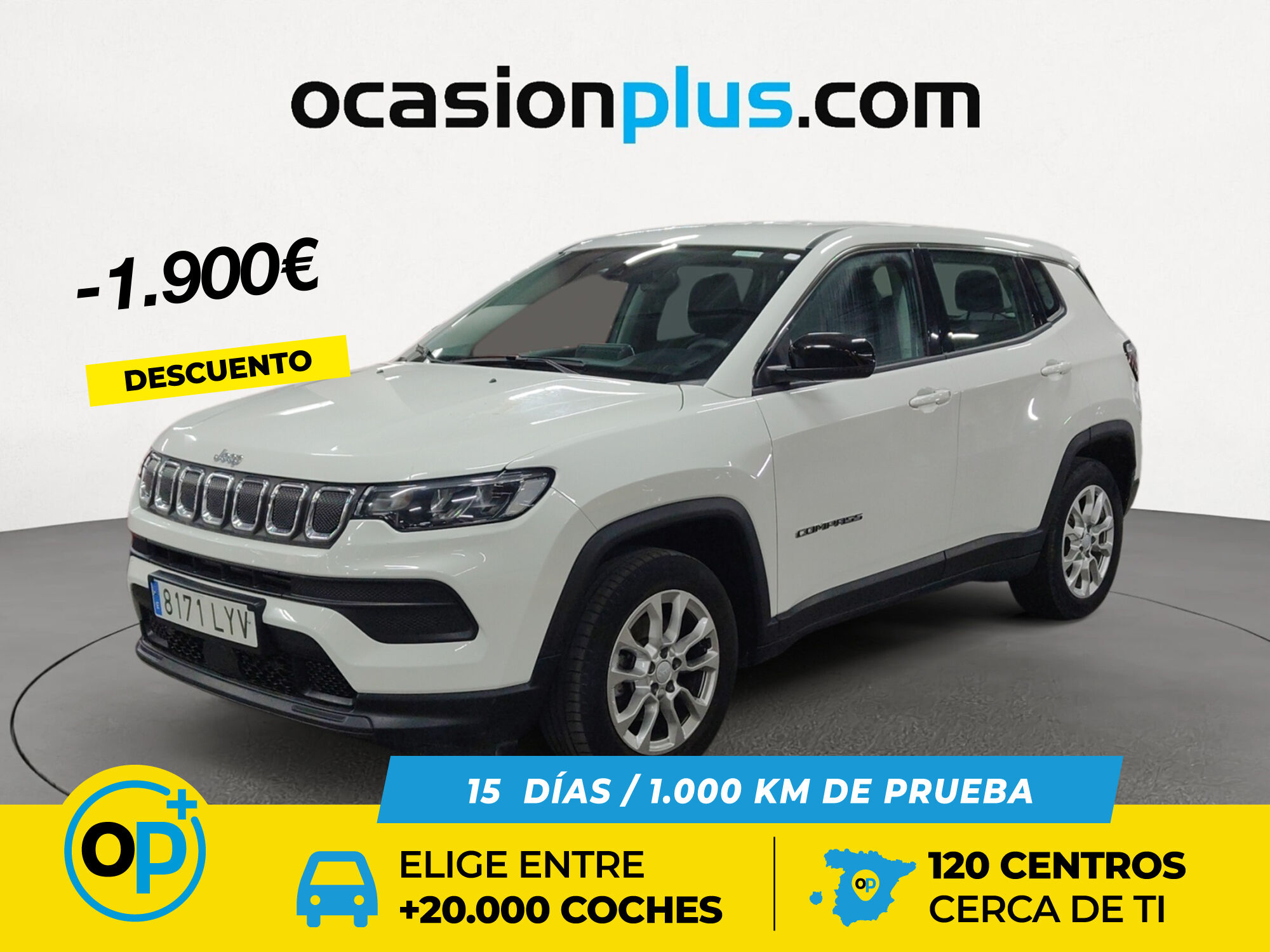 JEEP Compass (1.6 Multijet Longitude 4x2 96 kW (130 CV)) en Madrid