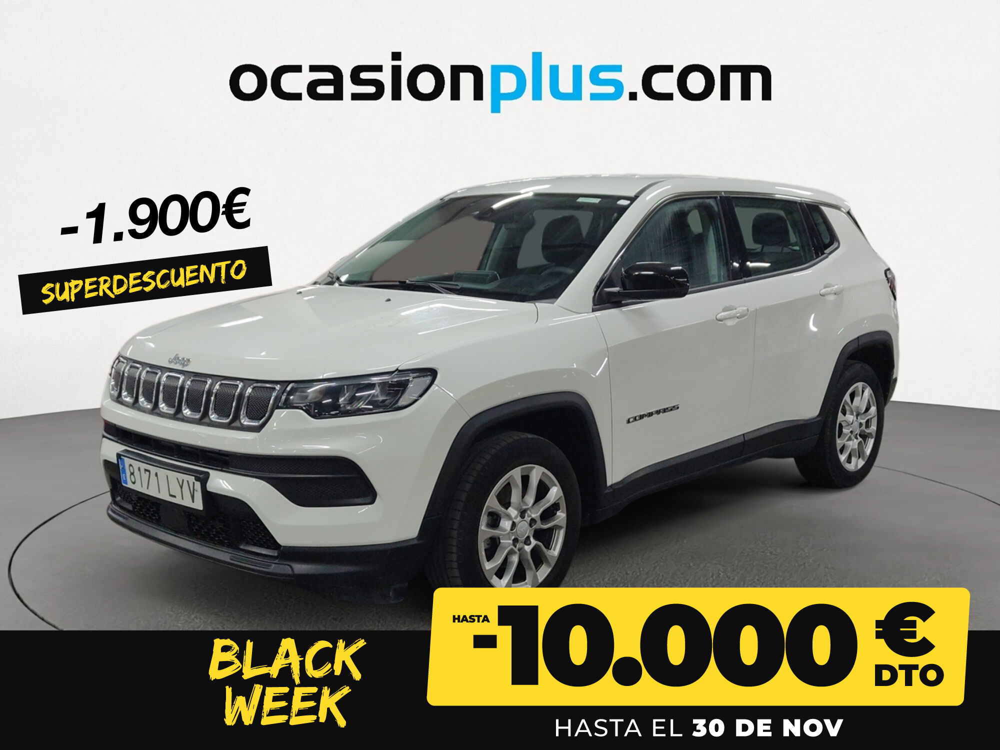 JEEP Compass (1.6 Multijet Longitude 4x2 96 kW (130 CV)) en Madrid