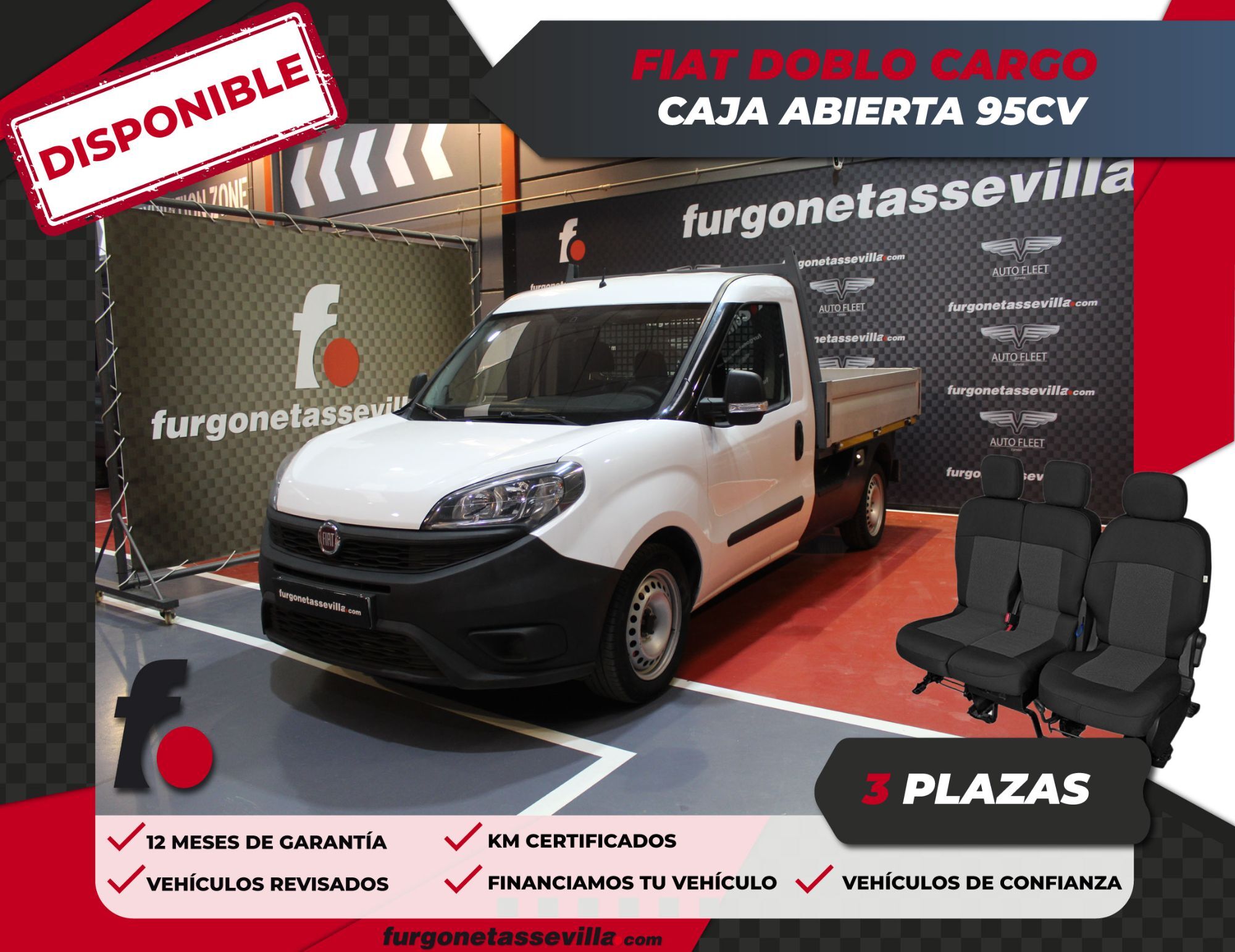 FIAT Dobló (Cargo 1.3Mjt Base 70kW) en Sevilla